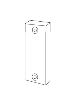 Picture of CL10-354 Bar Strike 3/4" x 1-31/32" x 1/4", CL Series