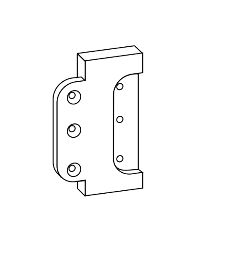 Picture of 40-153, 5" Backset Adaptor