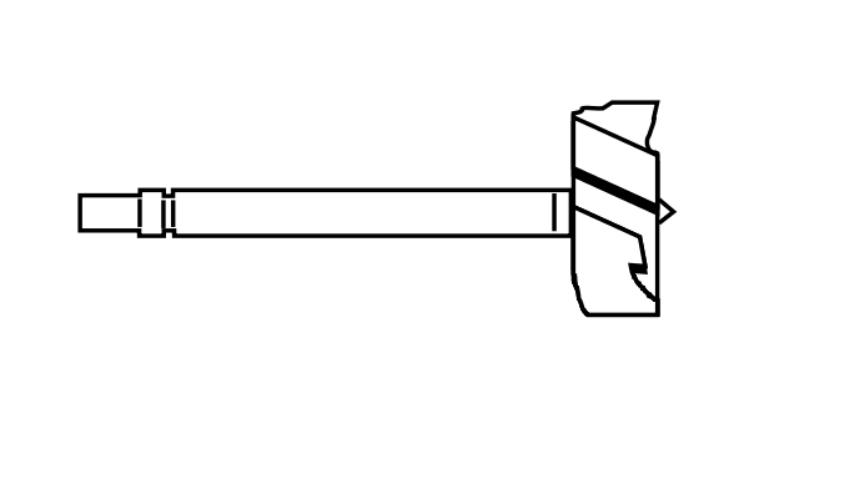 Picture of 40-176 Multi-Spur Bit, 2-1/8"