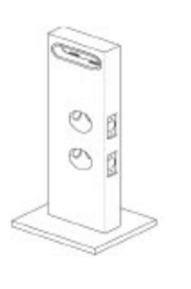 Picture of 47284862 Interconnect mount,  4"