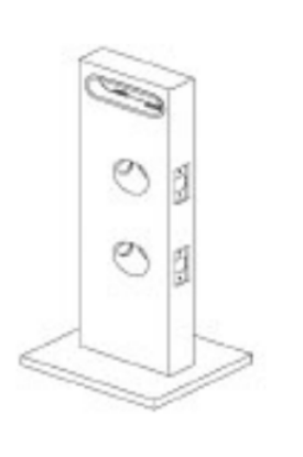 Picture of 47284867 Interconnect mount, 5.5"