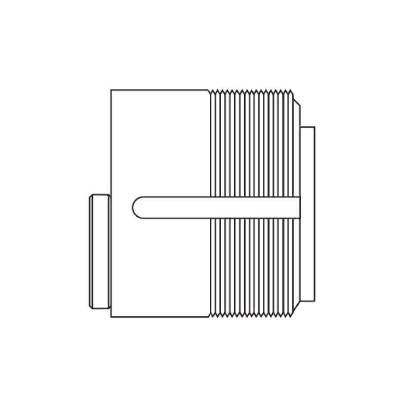 Picture of 30-004 Mortise Cylinder L escutcheon Concealed cylinder, for L series