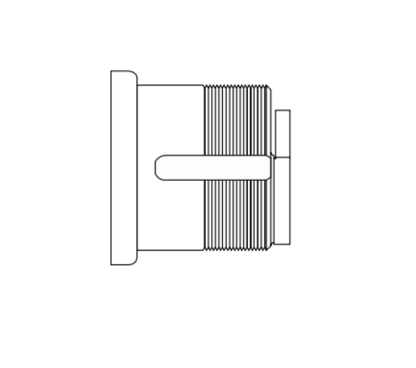 Picture of 30-010 FSIC Mortise Cylinder, For L series with L and N Escutcheons (Hotel)