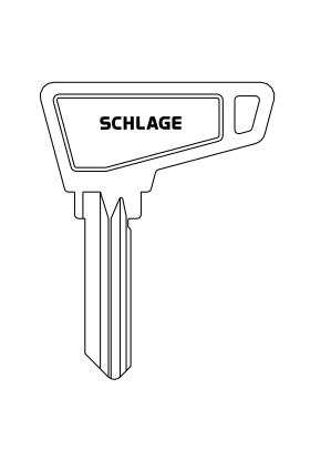 Picture of 35-144 Key Blank, 6-Pin, Access Bow, Embossed (50 Pack)