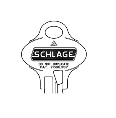 Picture of 48-269 Control Key Blank, "Do Not Duplicate", Embossed (50 Pack)