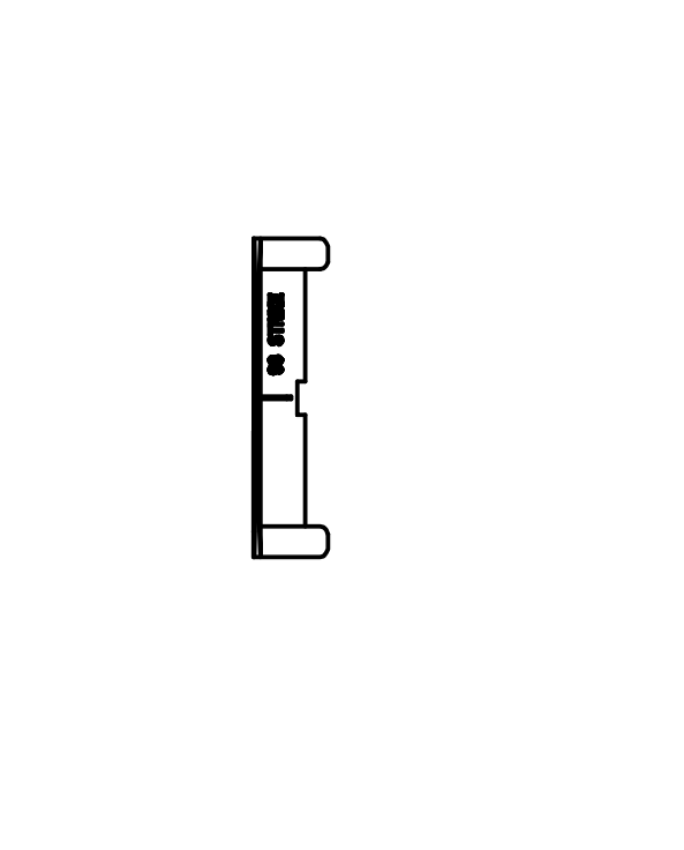 Picture of 101899 Strike Locator 2" Glass Door (98)