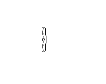 Picture of 100696-1 Mounting Plate, BP2, Narrow Stile