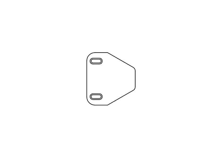Picture of 102211 Double Door Strike Plate