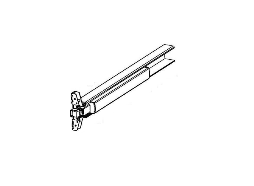 Picture of 105500-63 Centercase/Pushpad SubAssembly, 40 series, 36"