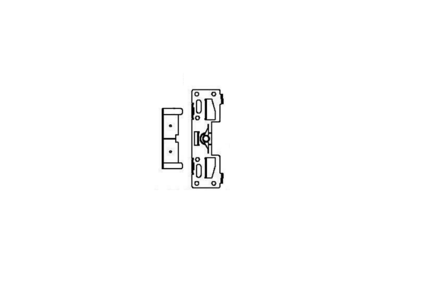Picture of 103806-2 Mounting Plate/Strike Locator Kit, Wide Stile