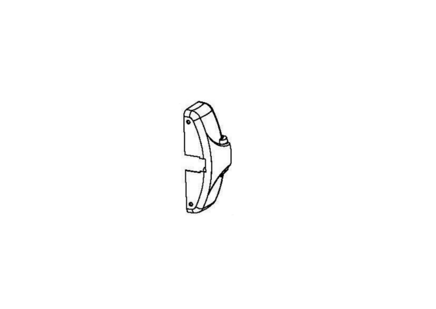 Picture of 104640-1 Centercase Cover, Aluminum, Wide, 10 Series, 628