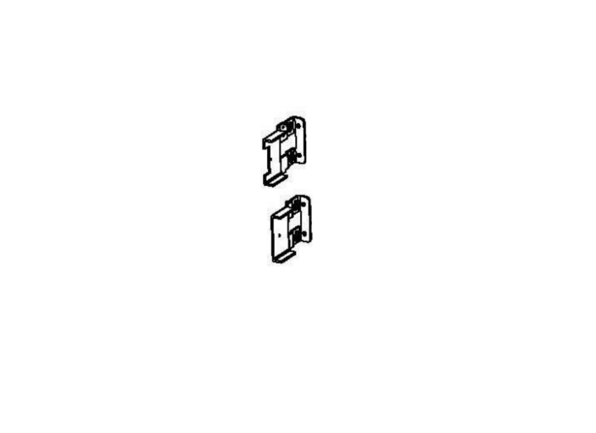 Picture of 104636 Endcap bracket for EC2 (flush) endcap w/ battery holder