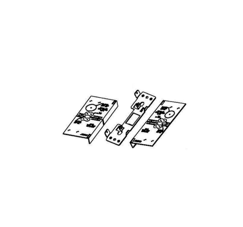 Picture of 103806-9 Mounting Plate/Strike Locator Kit, Mortise