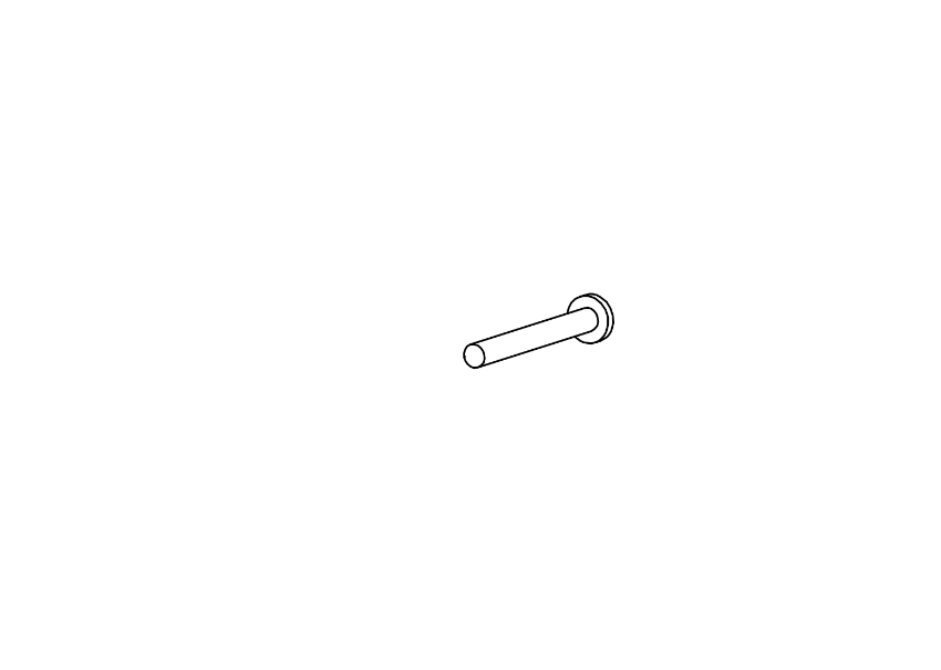 Picture of 105624 Phillips pan head screw, 1/4-20 x 2-3/4"