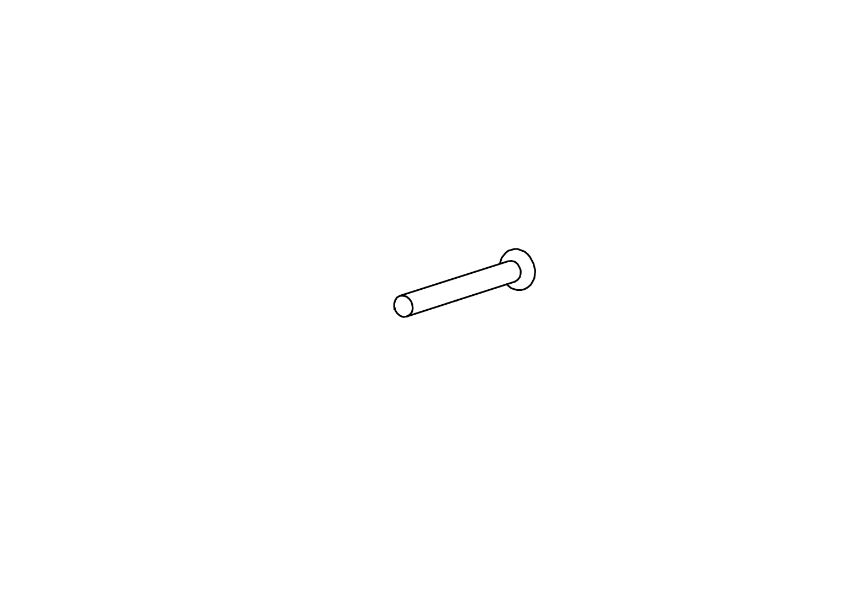 Picture of 102271-148 Phillips flat head screw, 1/4-20 x 3.0"