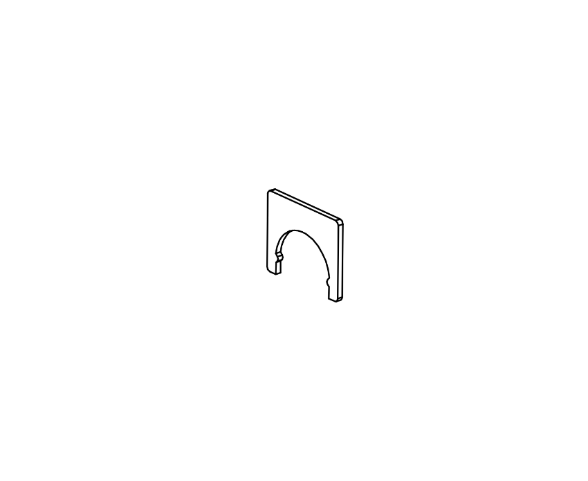 Picture of 100868 Mortise Cylinder Position Plate