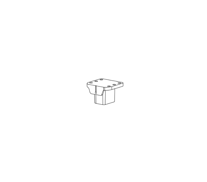 Picture of 106732 Mullion Top fitting, 90R