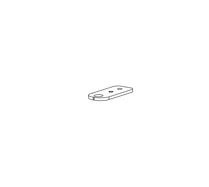 Picture of 106093 Mullion base affixment plate