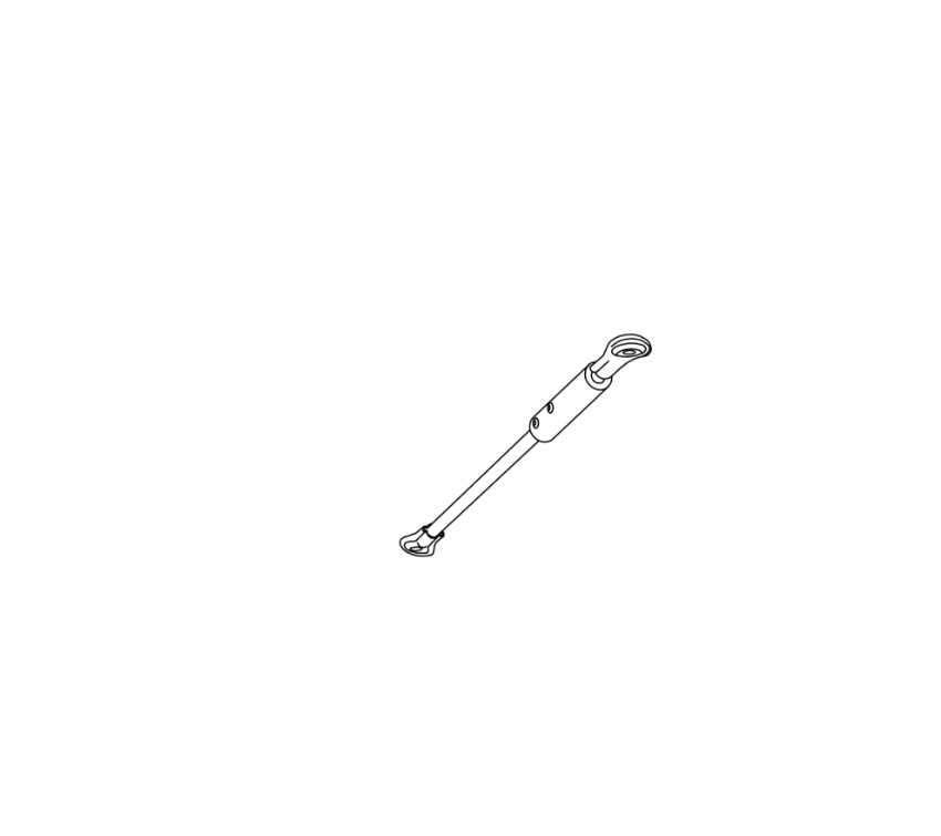 Picture of 104728-1 Push Arm for Operator, 20", Aluminum