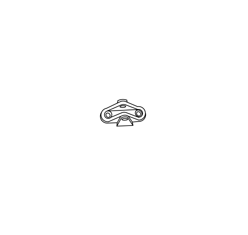 Picture of 12735-2 Door foot, AO19, Bronze
