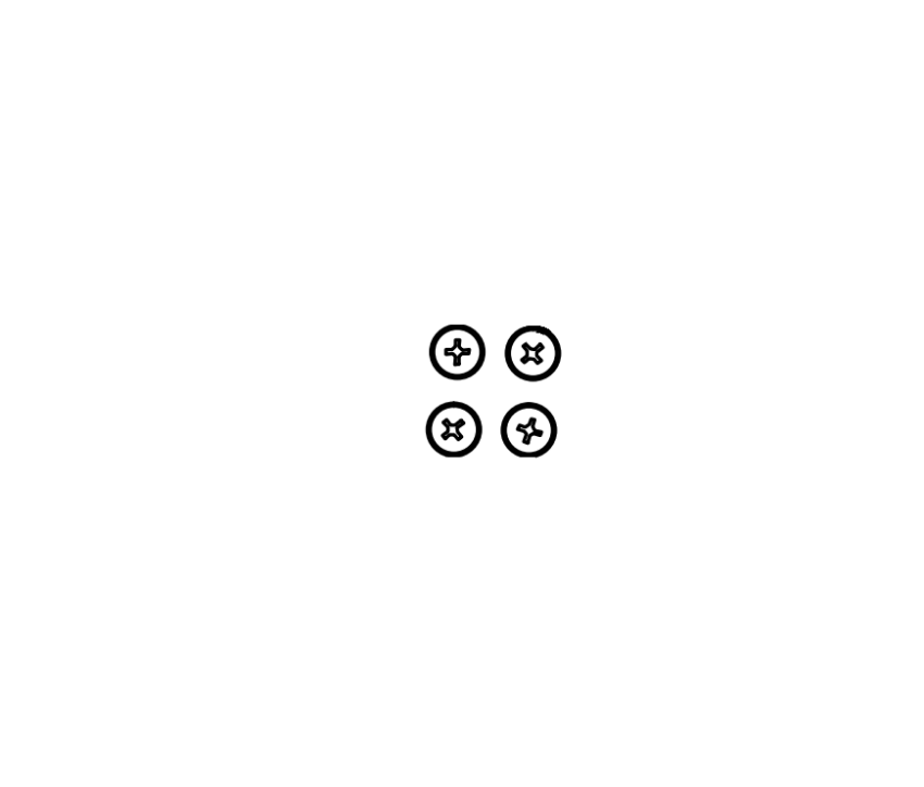 Picture of 102271-312 Mach Screw, 1/4-20 PFH, Stainless Steel, Black