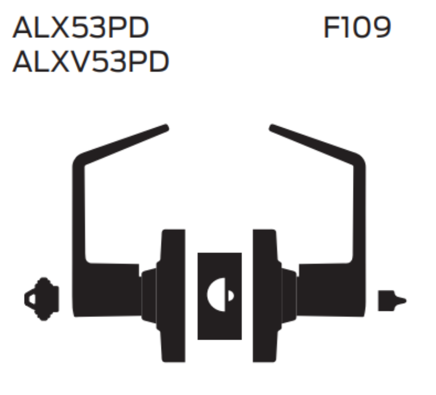Picture of ALX53PD Entrance Lock