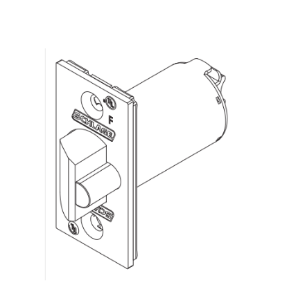 Picture of 13-247 1-1/8" x 2-1/4" Square Corner Spring Deadlatch