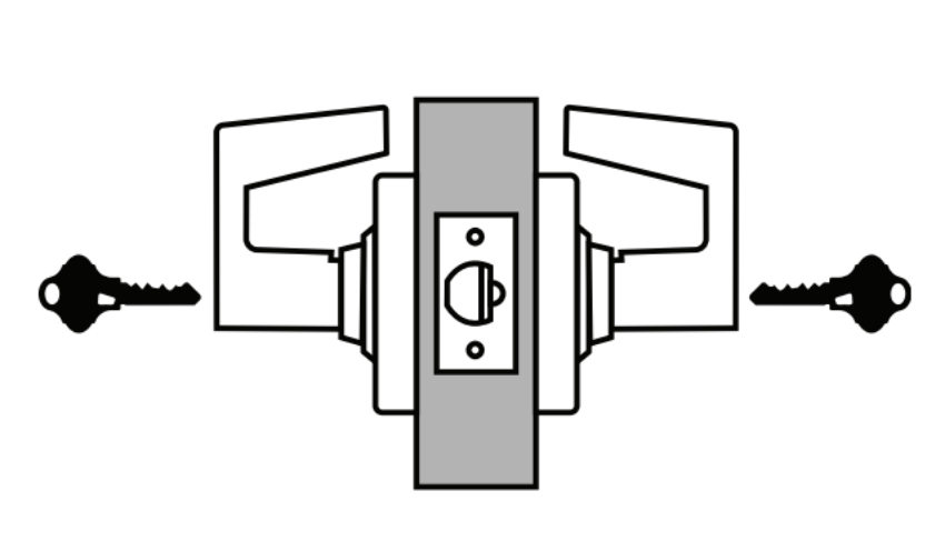 Picture of ND78 IND IS Classroom security lock(180-degree lockdown)