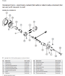 Chassis with request-to-exit