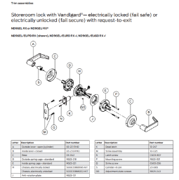 Trim with request-to-exit