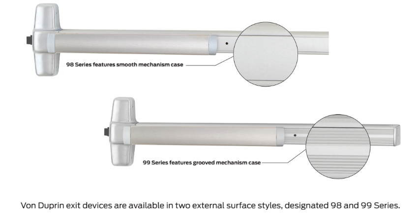 Picture of 99EO Rim Panic Device, Grooved Case