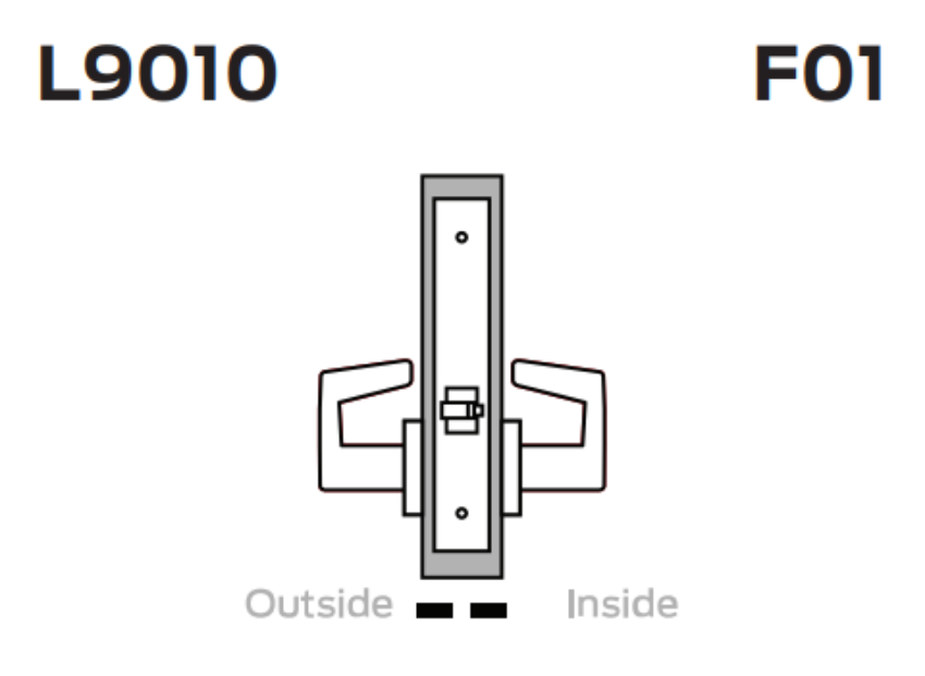 Picture of L9010 Passage latch