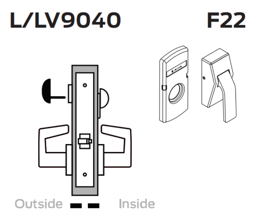 Picture of L/LV9040 Bath/bedroom privacy lock