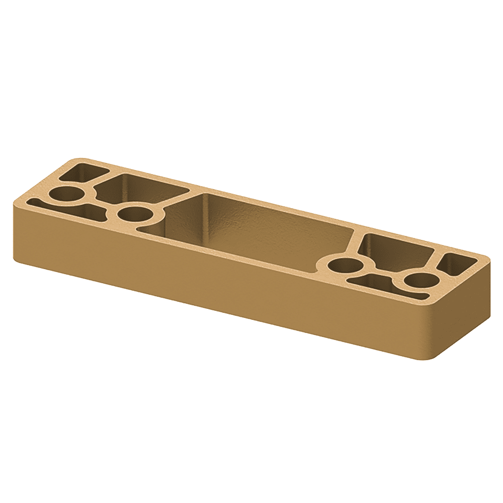 639 / US10 - Satin Bronze Plated