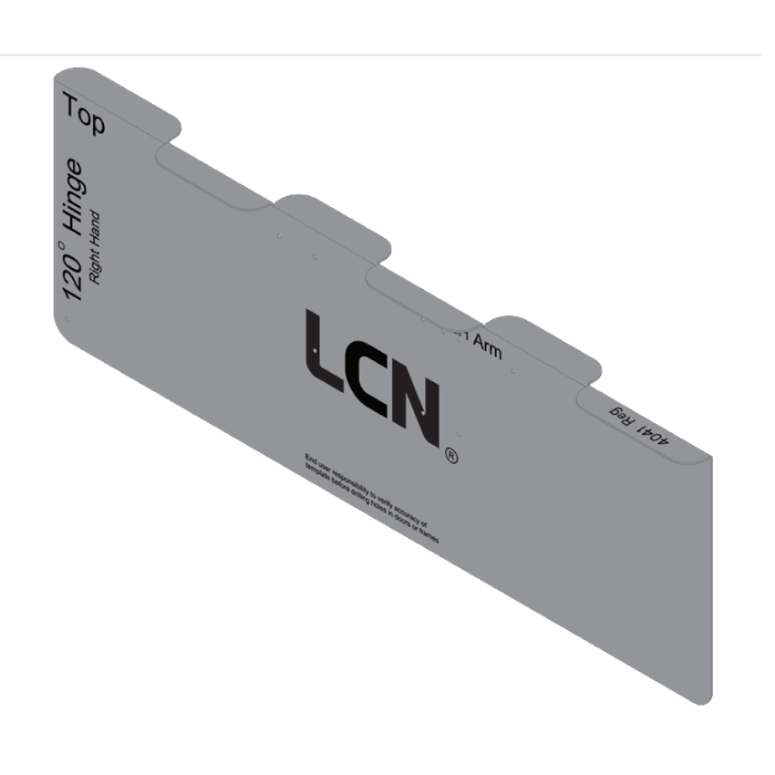 Picture of 4040XP-3107T Metal Template Set