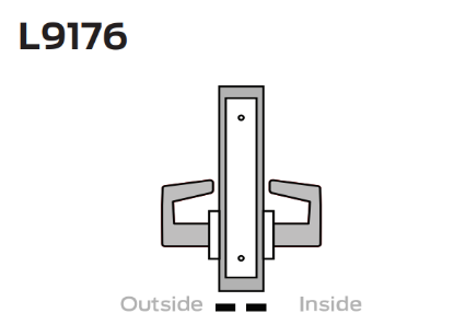 Picture of L9176 Full dummy trim with lock case