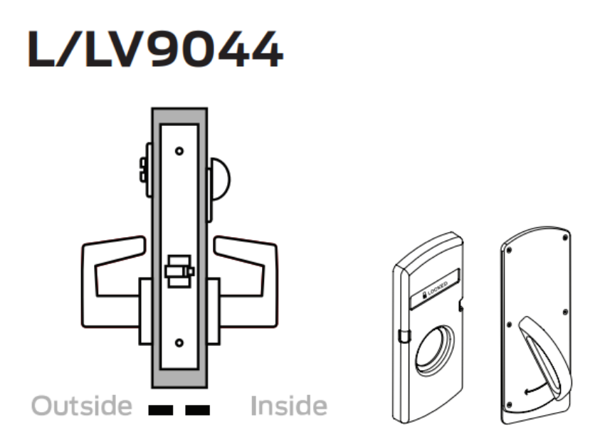 Picture of L9044 Privacy with coin turn outside