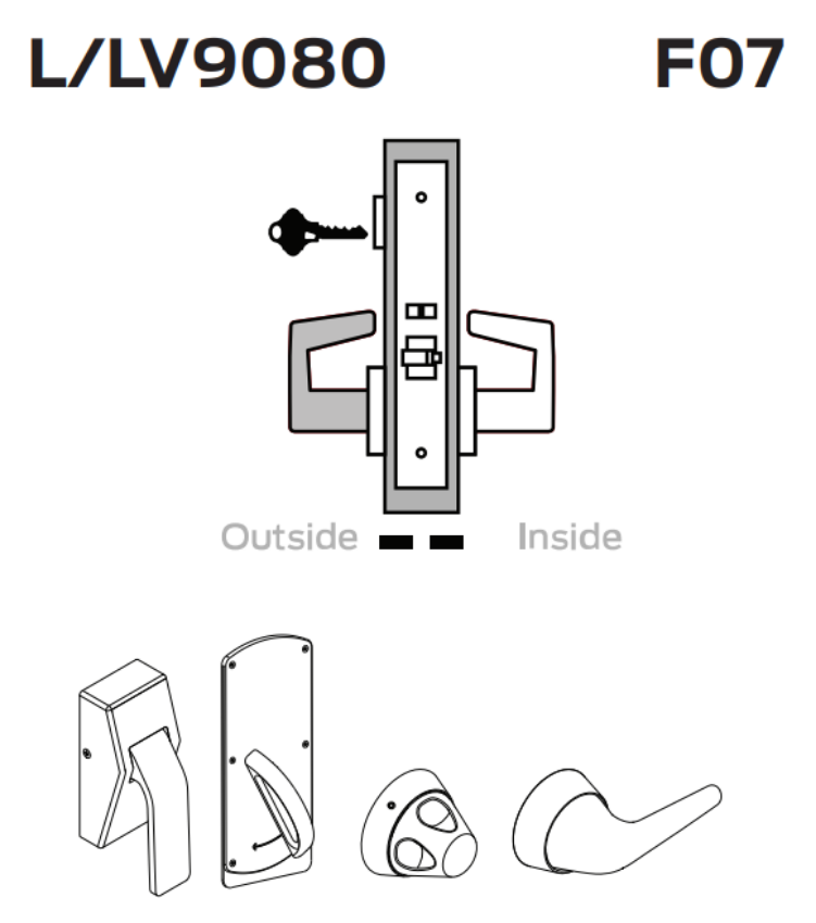 Picture of L9080 Storeroom lock