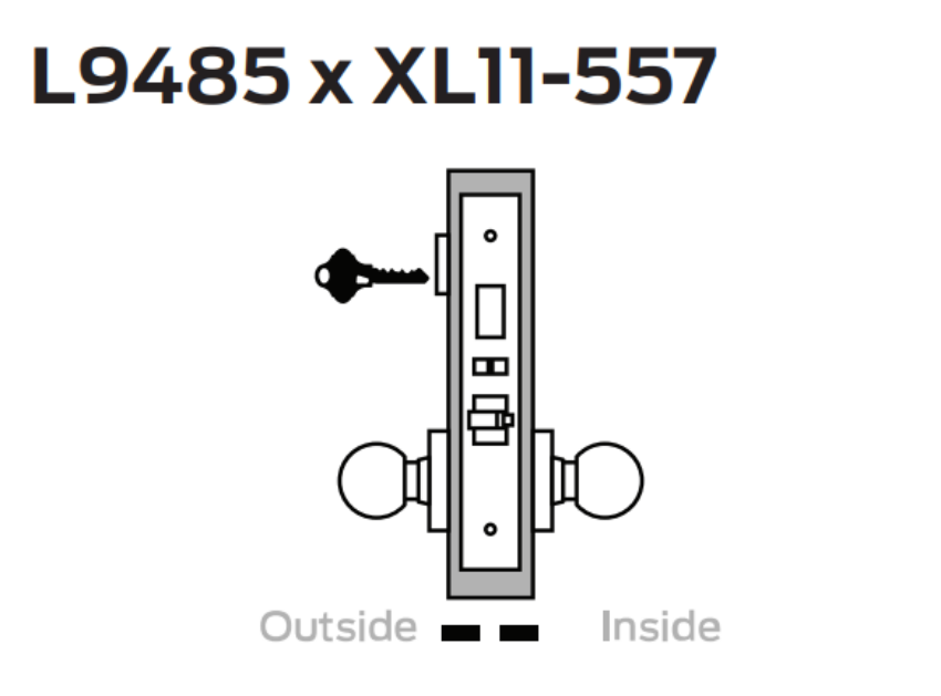 Picture of L9485 x XL11-557 Prison function lock