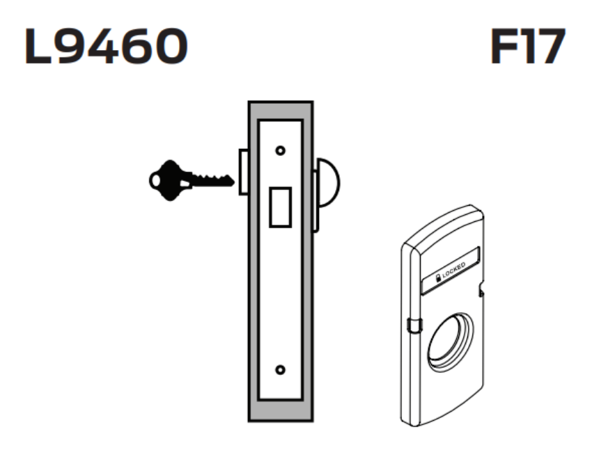 Picture of L9460 Cylinder x thumbturn mortise lock