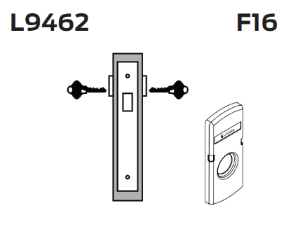 Picture of L9462 Double cylinder mortise lock