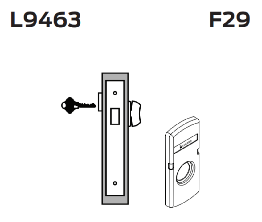 Picture of L9464 Cylinder only mortise deadbolt