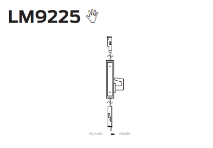 Picture of LM9225 2-point exit or communicating lock