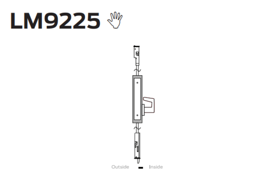 Picture of LM9225 2-point exit or communicating lock