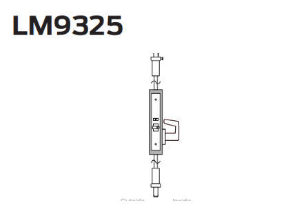 Picture of LM9325 3-point exit or communicating lock