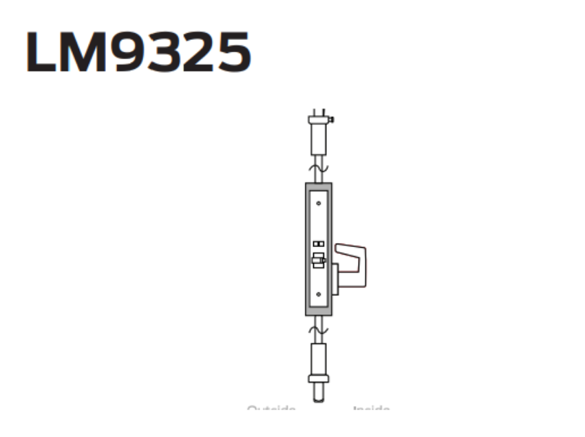Picture of LM9325 3-point exit or communicating lock
