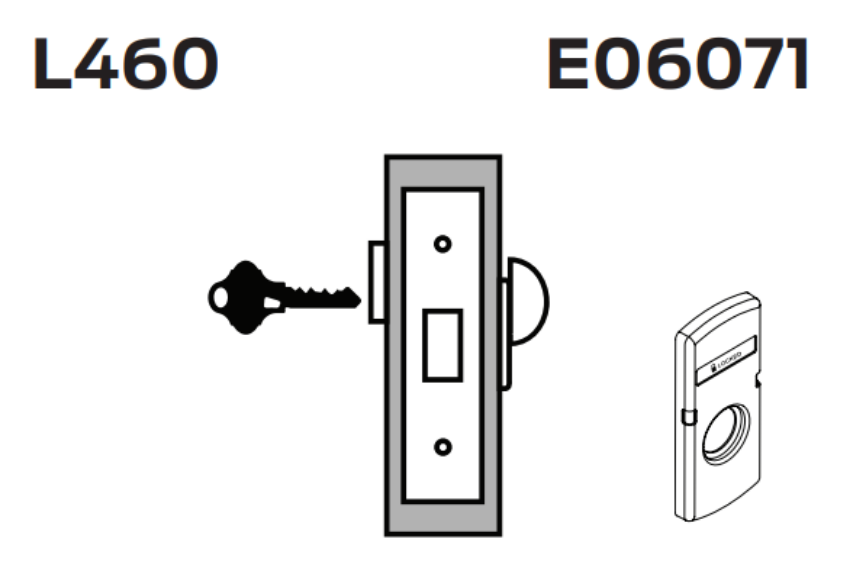 Picture of L460 Cylinder x thumbturn small case mortise deadbolt
