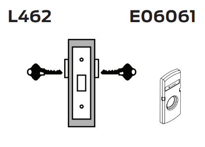 Picture of L462 Double cylinder small case mortise deadbolt