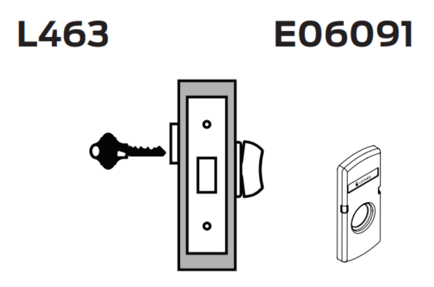 Picture of L463 Cylinder x cylinder thumbturn small case mortise deadbolt