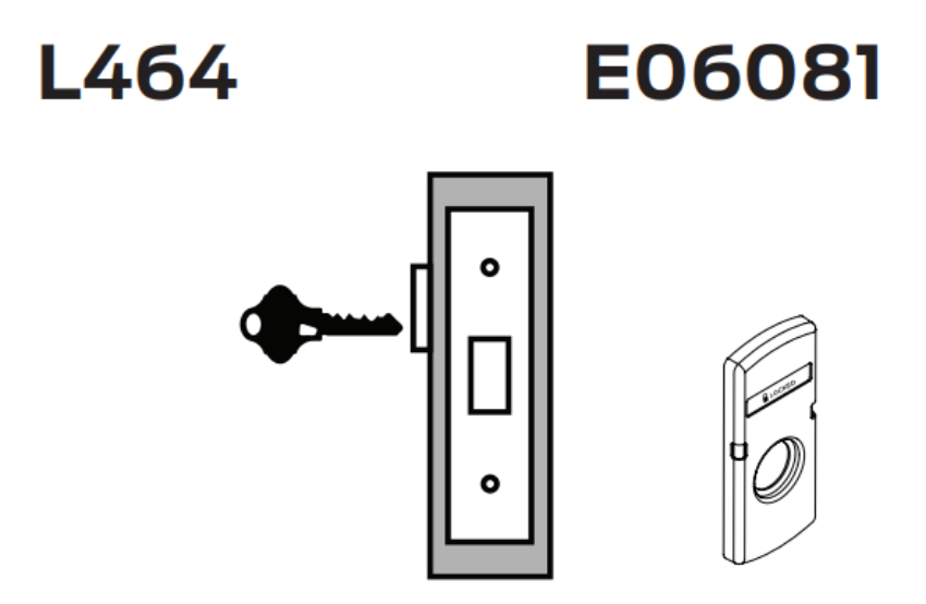 Picture of L464 Cylinder only small case mortise deadbolt